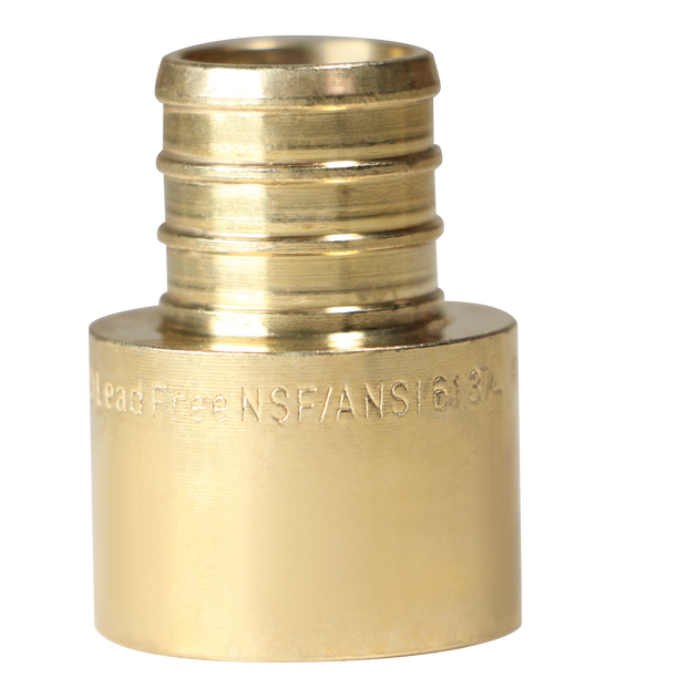 3/4 inch PEX-B Barb x 3/4 inch Female Sweat Adapter