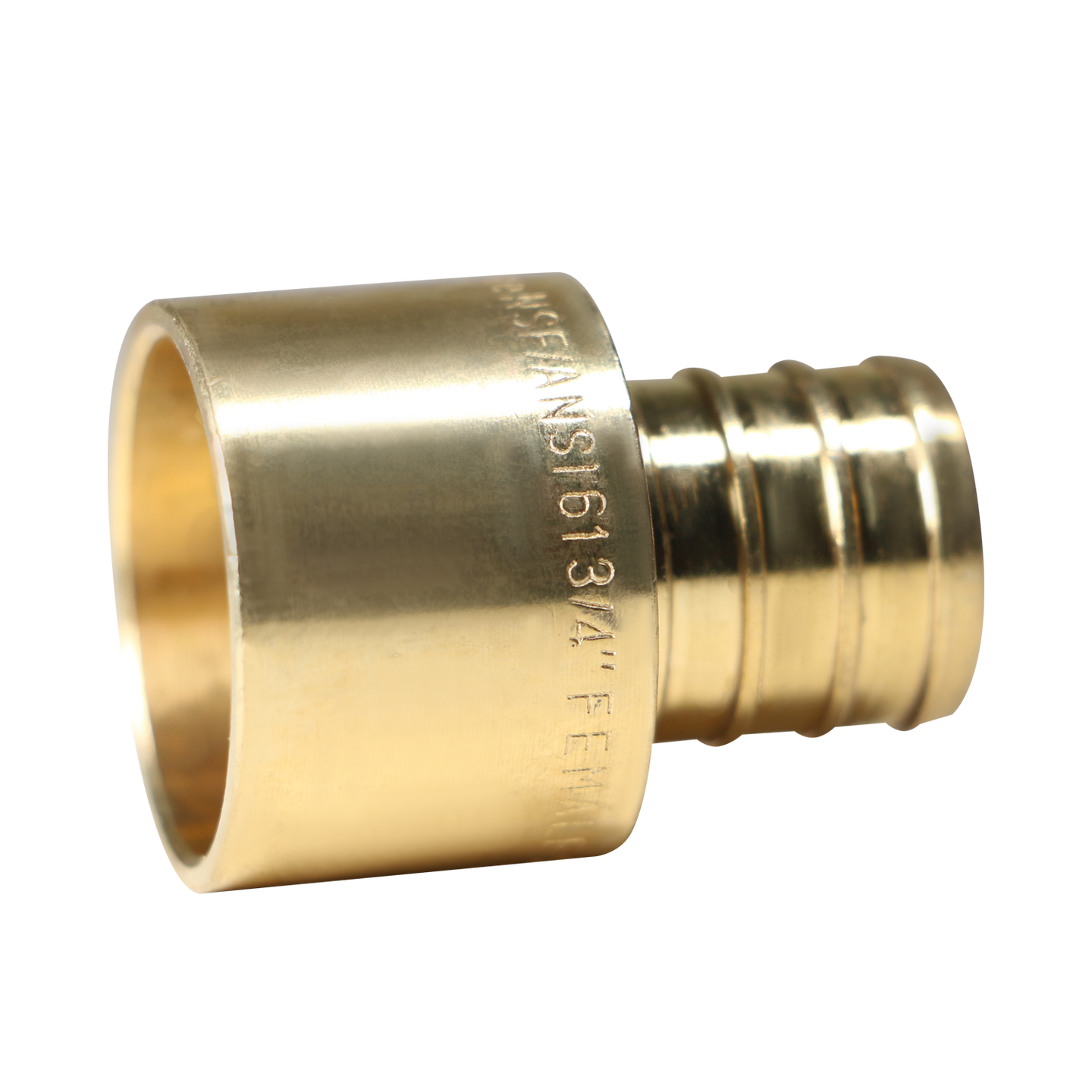 3/4 inch PEX-B Barb x 3/4 inch Female Sweat Adapter