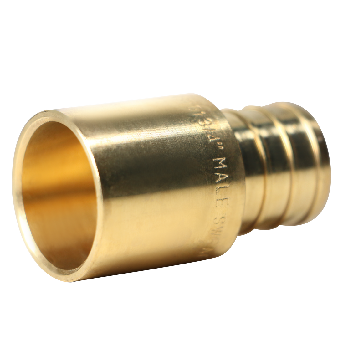 3/4 inch PEX-B Barb x 3/4 inch Male Sweat Adapter