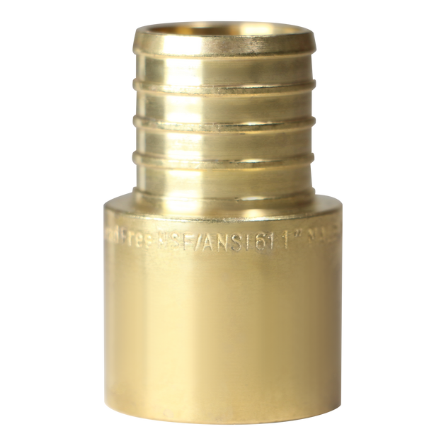 1 inch PEX-B Barb x 1 inch Male Sweat Adapter