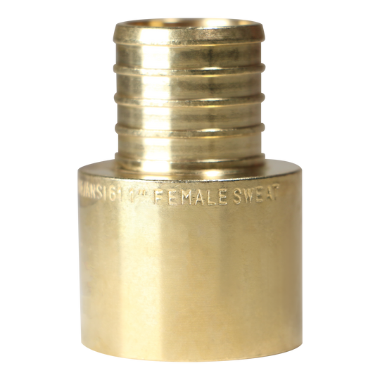 1 inch PEX-B Barb x 1 inch Female Sweat Adapter