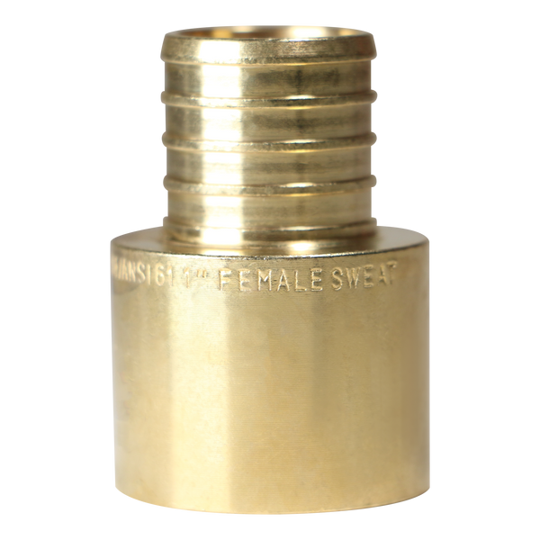 1 inch PEX-B Barb x 1 inch Female Sweat Adapter