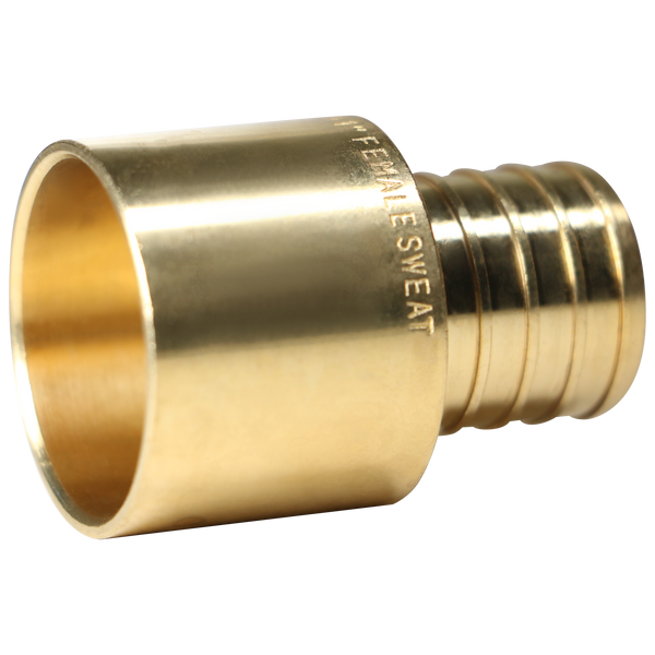 1 inch PEX-B Barb x 1 inch Female Sweat Adapter