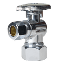 5/8 Inch OD Compression x 3/8 OD Compression Angle Valve