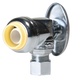 Push-to-Connect 1/2 x 3/8 Compression Angle Stop Valve