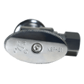 Push-to-Connect 1/2 x 3/8 Compression Angle Stop Valve
