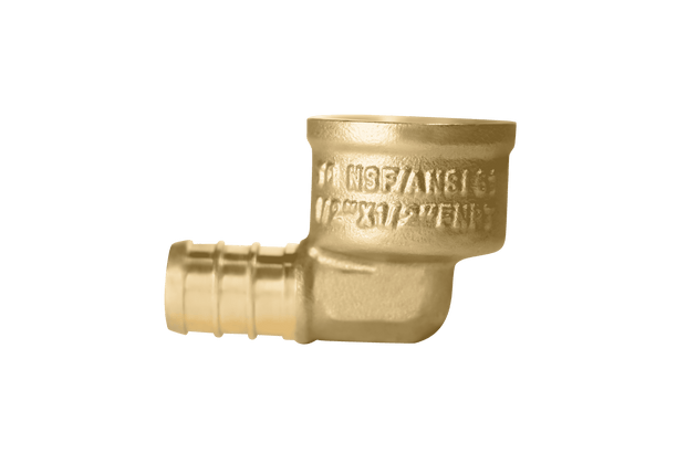 1/2 inch PEX-B Barb x 1/2 inch FNPT Elbow