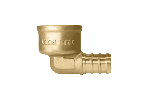1/2 inch PEX-B Barb x 1/2 inch FNPT Elbow