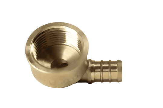 1/2 inch PEX-B Barb x 3/4 inch FNPT Elbow
