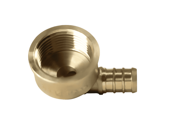 1/2 inch PEX-B Barb x 3/4 inch FNPT Elbow
