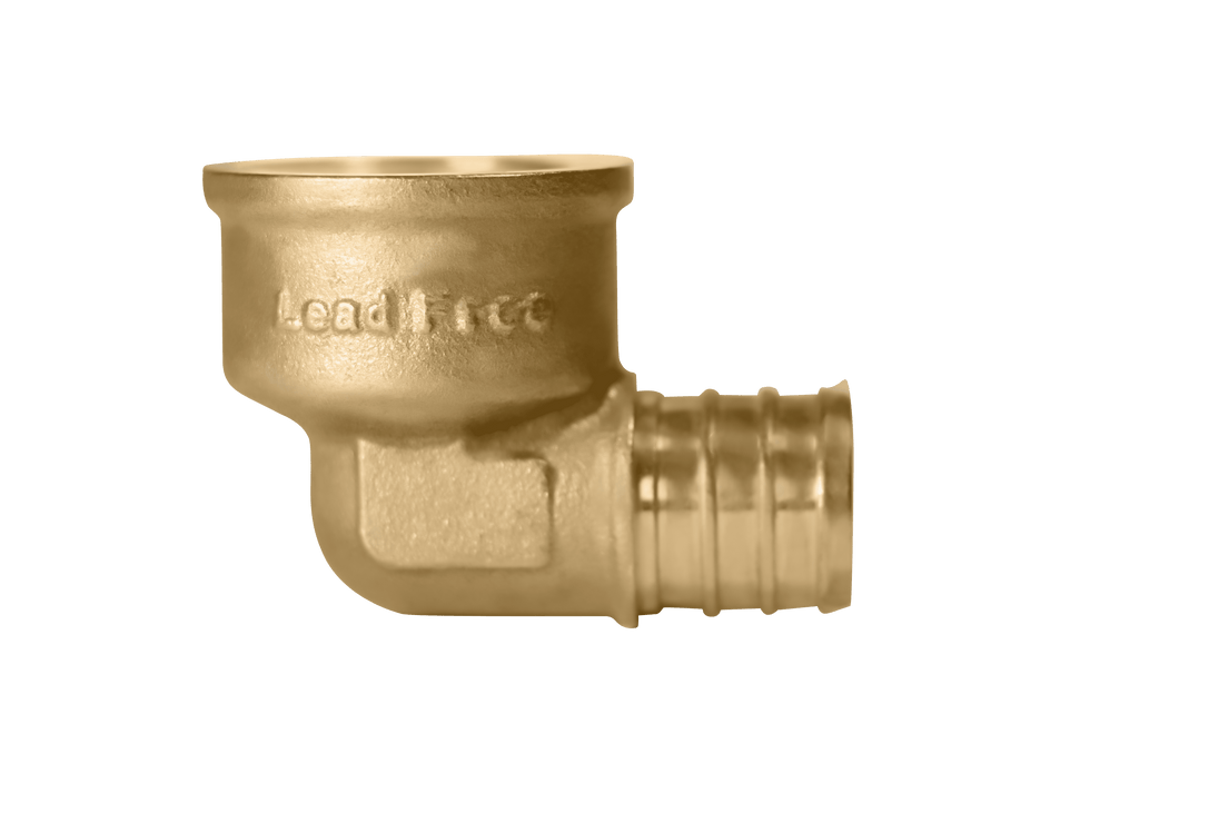 3/4 inch PEX-B Barb x 3/4 inch FNPT Elbow