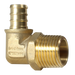 1/2 inch PEX-B Barb x 1/2 inch MNPT Elbow