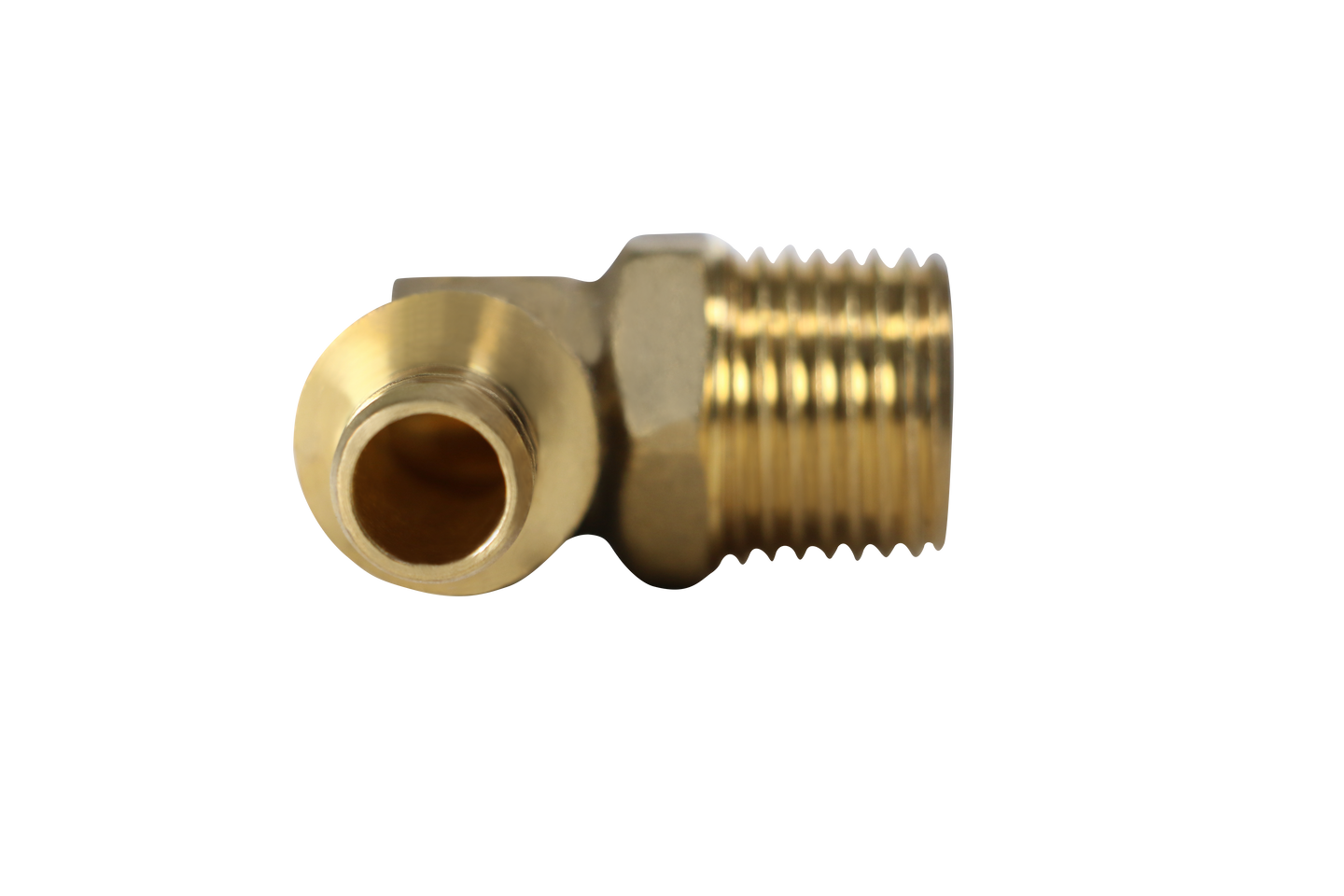 1/2 inch PEX-B Barb x 1/2 inch MNPT Elbow