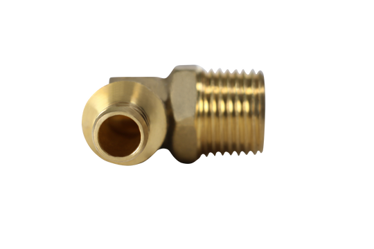 1/2 inch PEX-B Barb x 1/2 inch MNPT Elbow