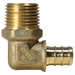 1/2 inch PEX-B Barb x 1/2 inch MNPT Elbow