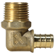 1/2 inch PEX-B Barb x 1/2 inch MNPT Elbow