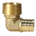 3/4 inch PEX-B Barb x 3/4 inch MNPT Elbow