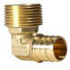3/4 inch PEX-B Barb x 3/4 inch MNPT Elbow