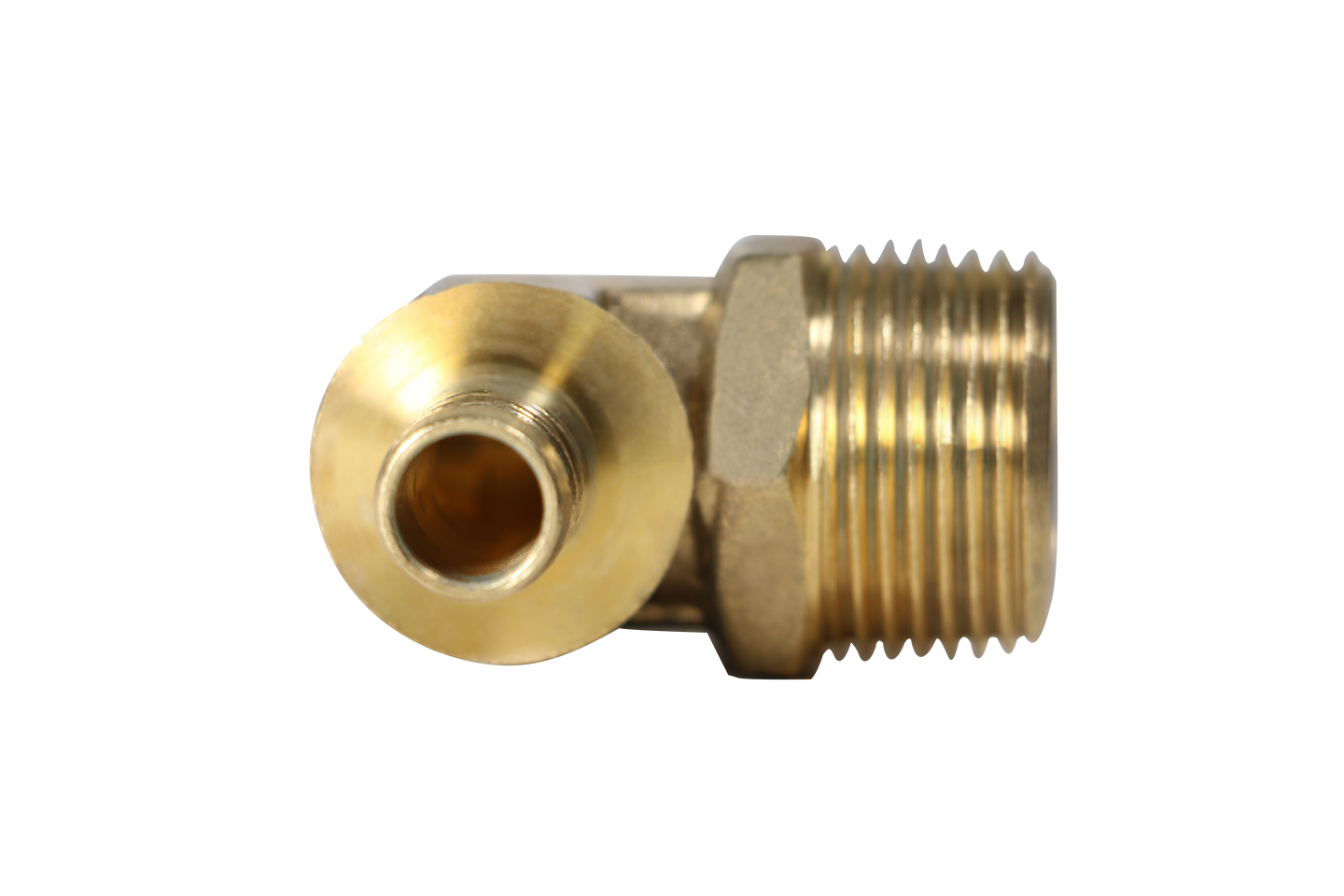 1/2 inch PEX-B Barb x 3/4 inch MNPT Elbow