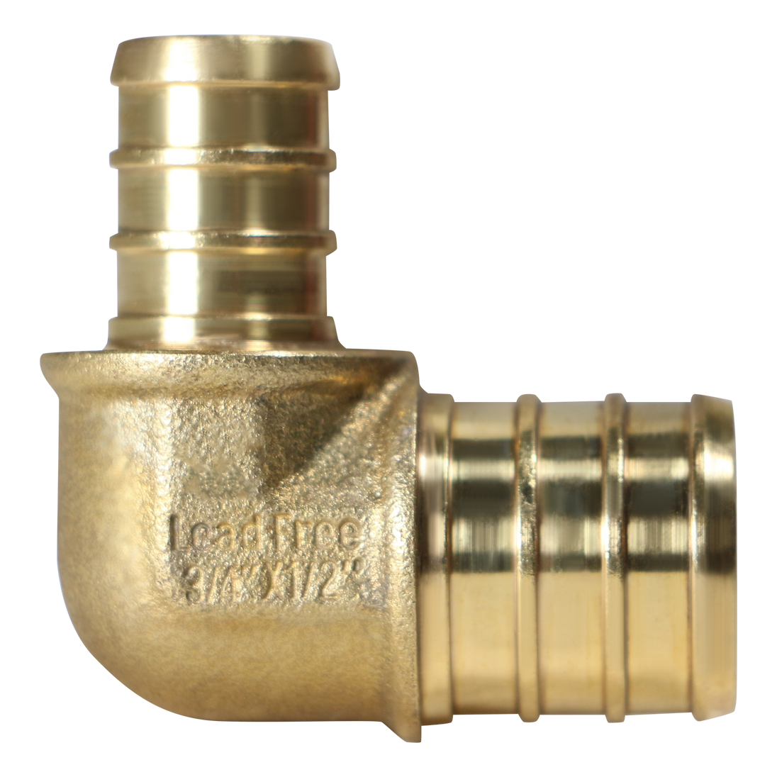 3/4 inch x 1/2 inch PEX-B Barb Elbow
