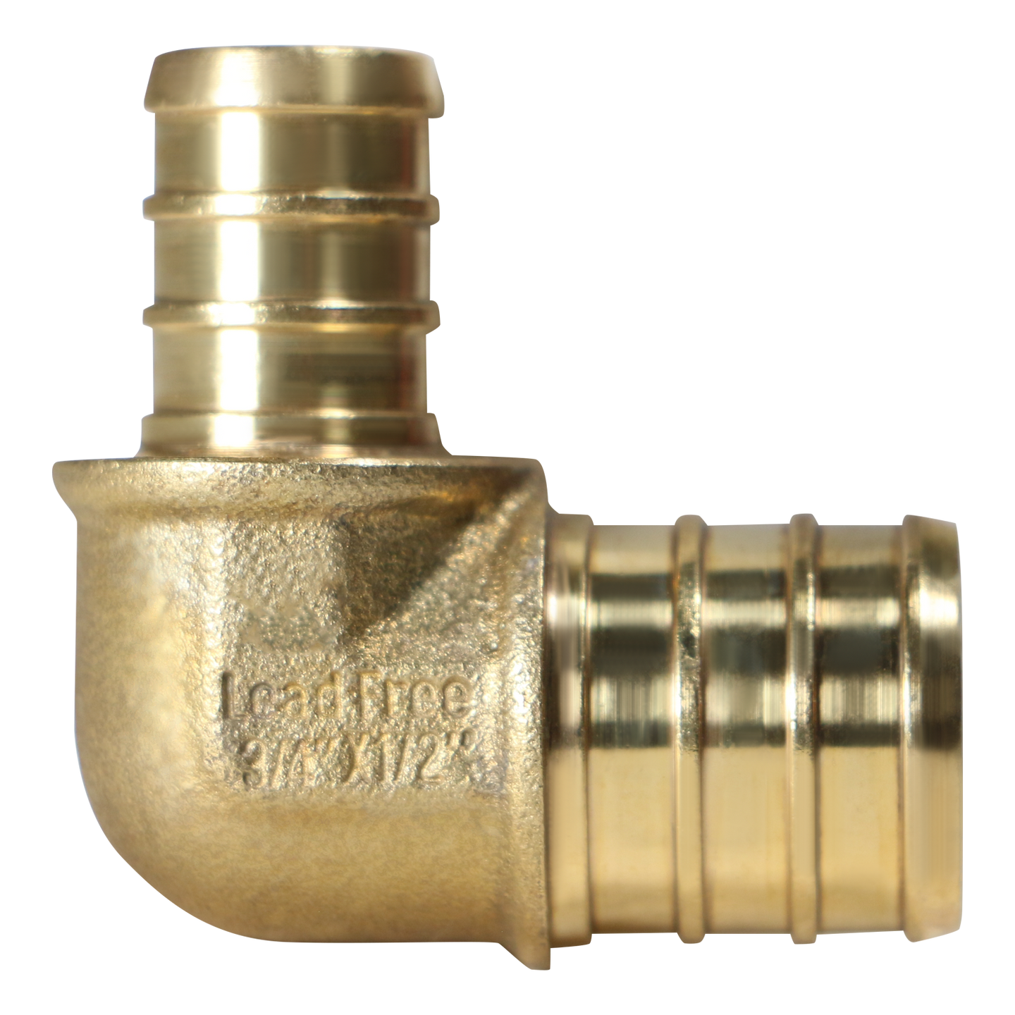 3/4 inch x 1/2 inch PEX-B Barb Elbow