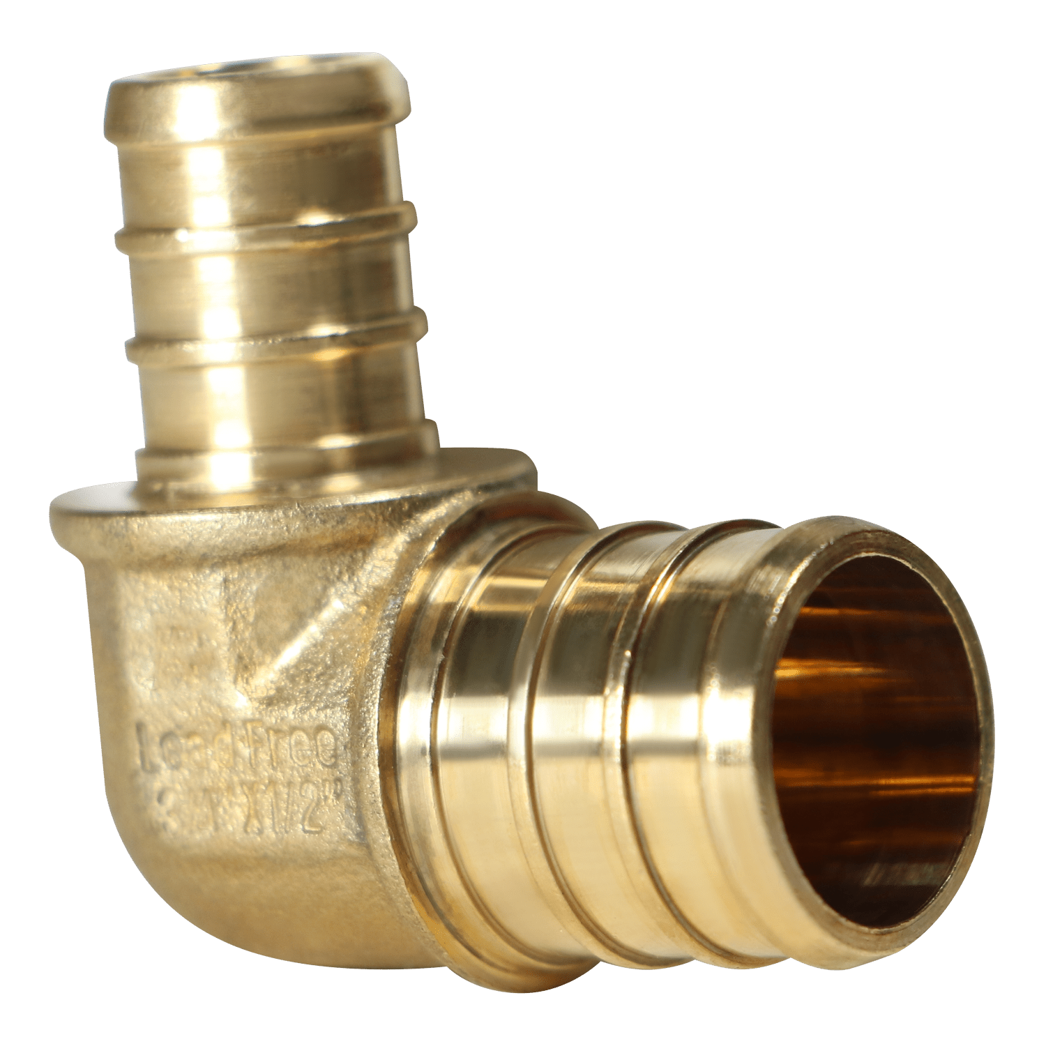 3/4 inch x 1/2 inch PEX-B Barb Elbow