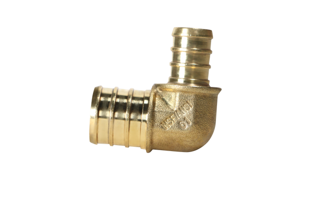 3/4 inch x 1/2 inch PEX-B Barb Elbow