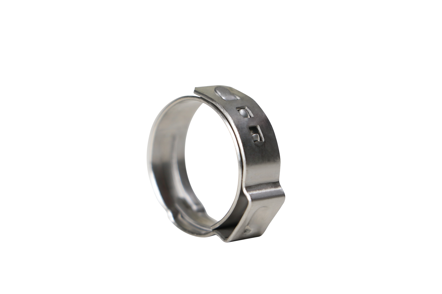 PEX 304 Stainless Steel Cinch Crimp Ring Measuring 1/2 Inch PEX Steel Cinch Crimp Ring Specifically Pex Barb Crimp Cinch