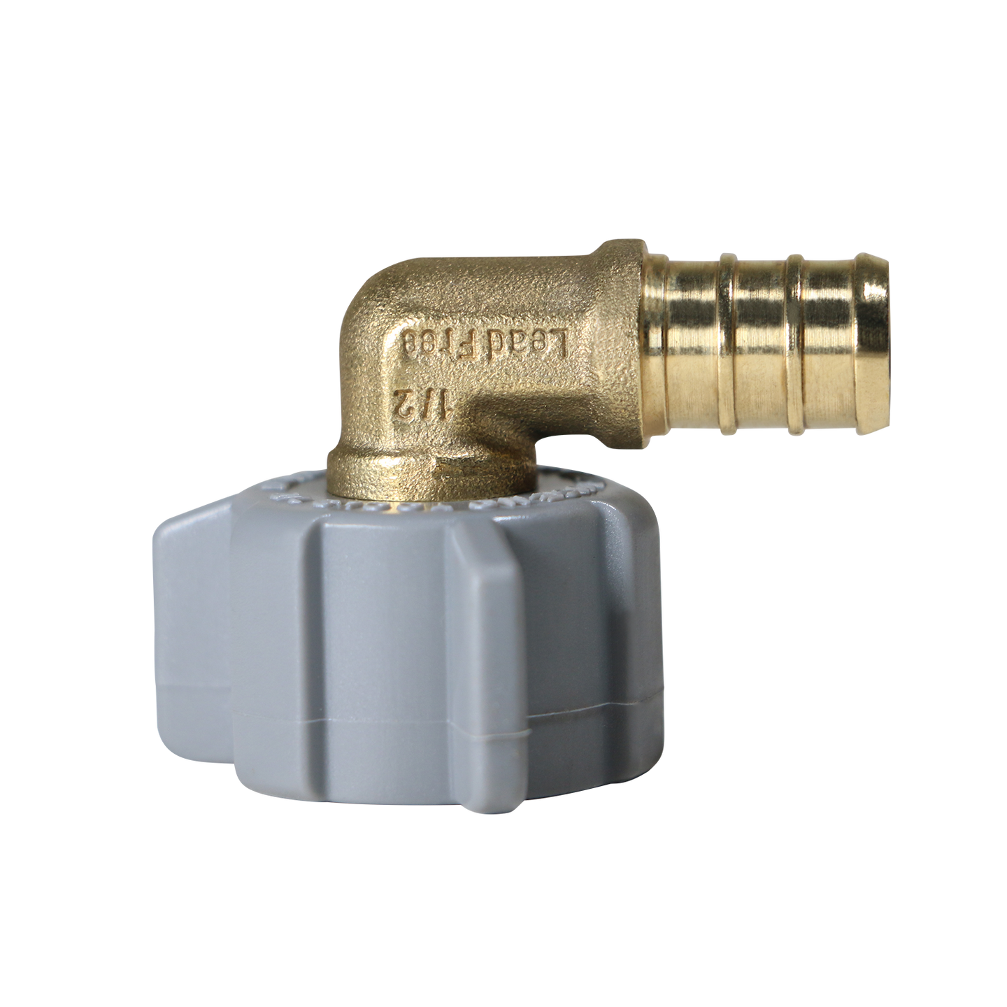 1/2 Inch PEX-B Barb x 1/2 Inch FNPT Swivel Elbow