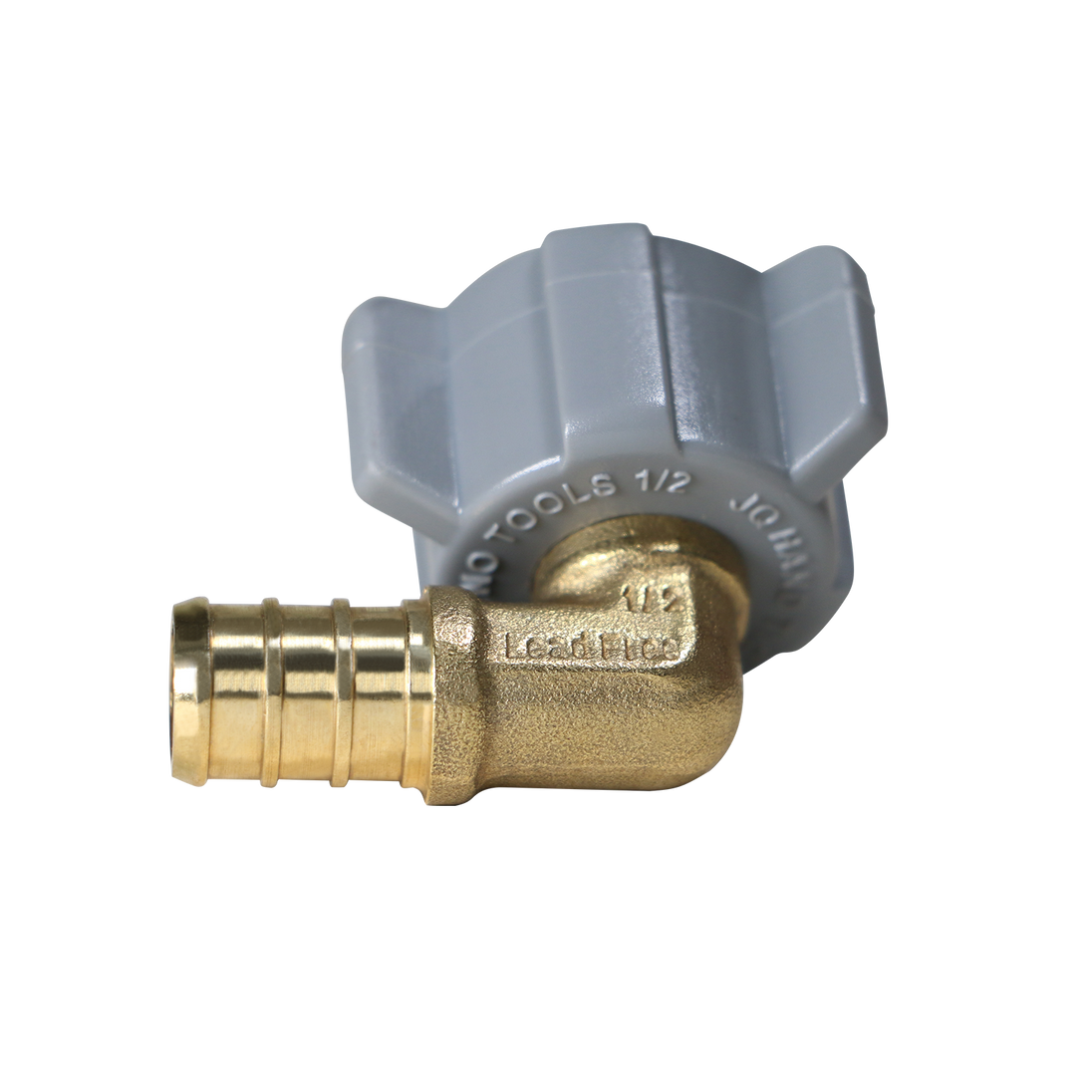 1/2 Inch PEX-B Barb x 1/2 Inch FNPT Swivel Elbow