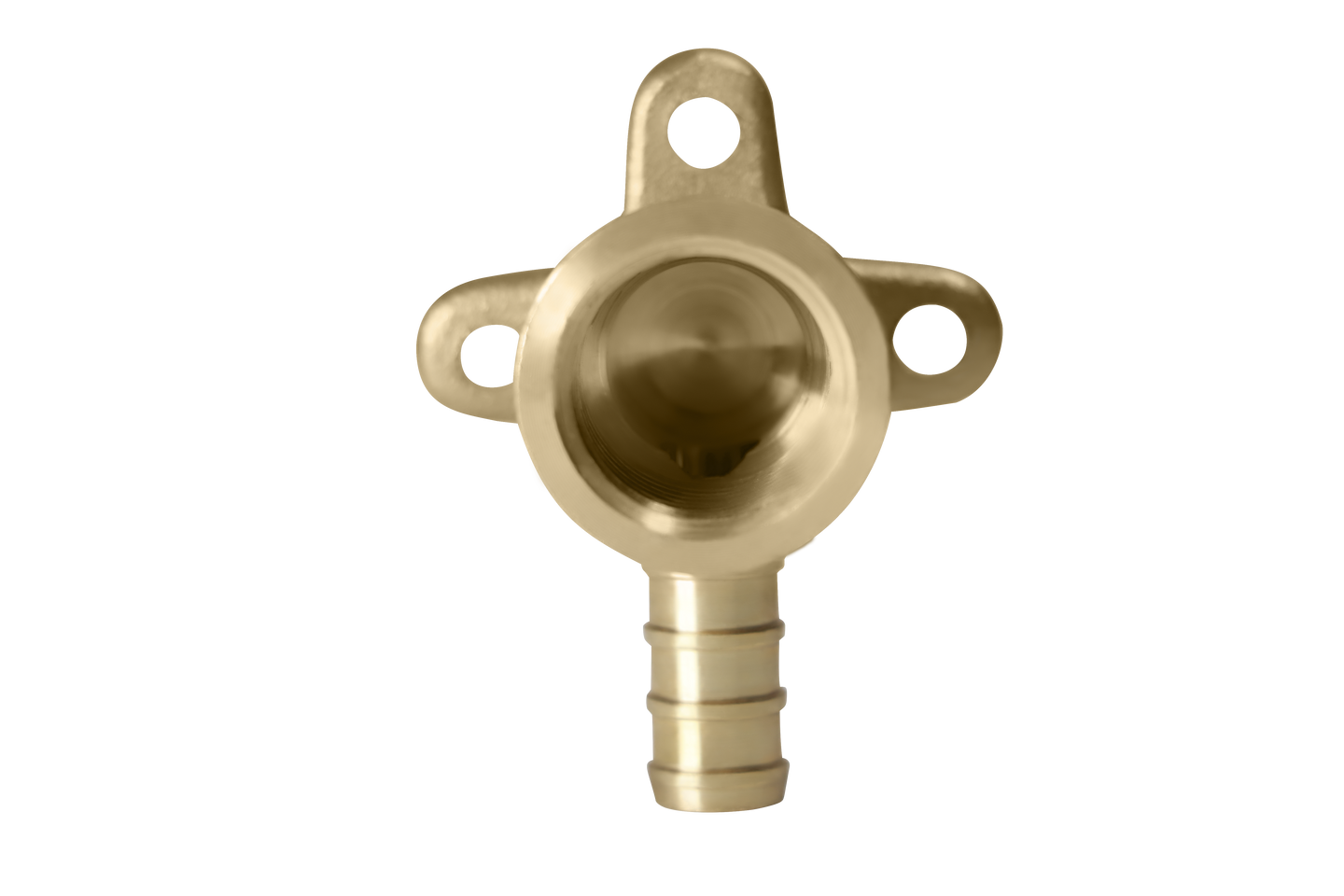 3/8 inch PEX-B Barb x 3/8 inch FNPT Elbow Drop Ear