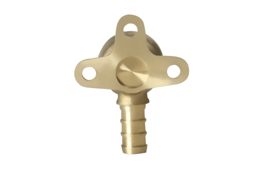 3/8 inch PEX-B Barb x 3/8 inch FNPT Elbow Drop Ear