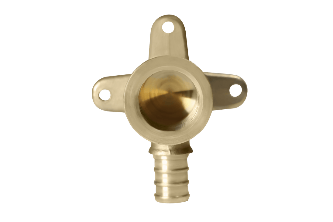 1/2 inch PEX-B Barb x 1/2 inch FNPT Elbow Drop Ear