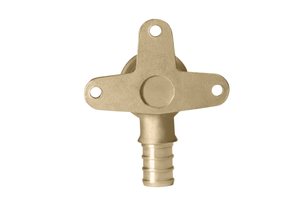 1/2 inch PEX-B Barb x 1/2 inch FNPT Elbow Drop Ear