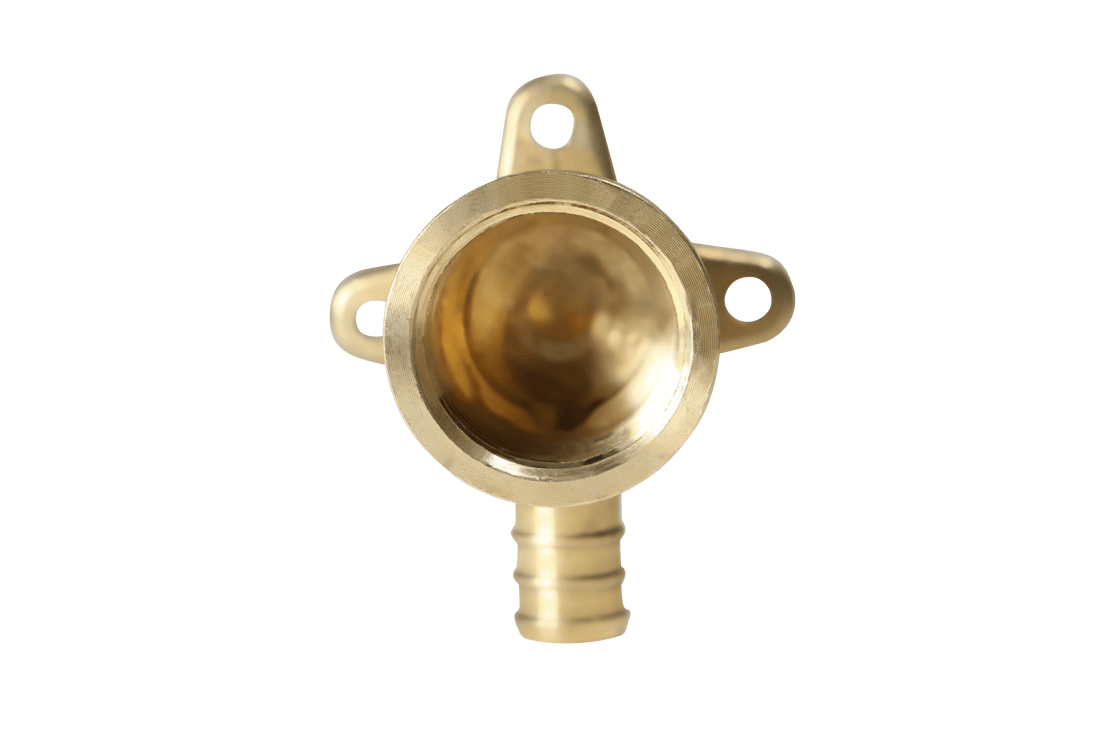 1/2 inch PEX-B Barb x 3/4 inch FNPT Elbow Drop Ear