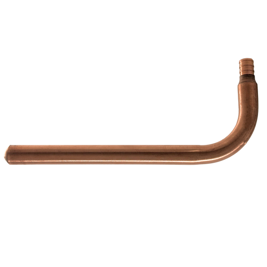 1/2 inch PEX-B Barb Stub Out Elbow, 3-1/2 inch x 8 inch