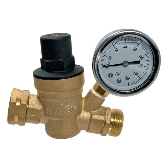 3/4 inch Water Pressure Regulator with Gauge