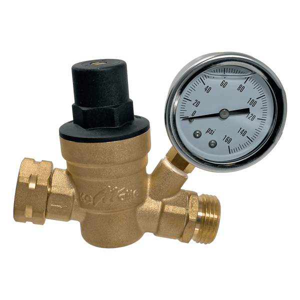 3/4 inch Water Pressure Regulator with Gauge