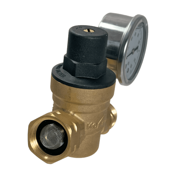 3/4 inch Water Pressure Regulator with Gauge