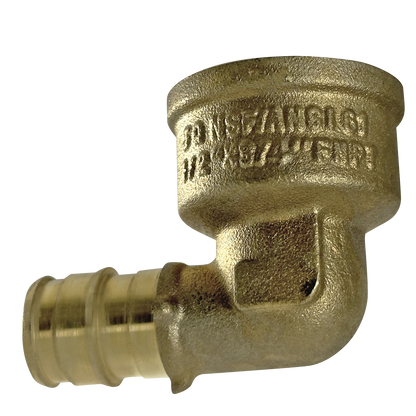  Measuring Pex A 1/2" x 3/4" Female NPT Elbow Specifically 