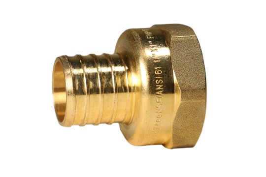 1 Inch PEX-B Barb Crimp X 1 Inch FEMALE NPT ADAPTER