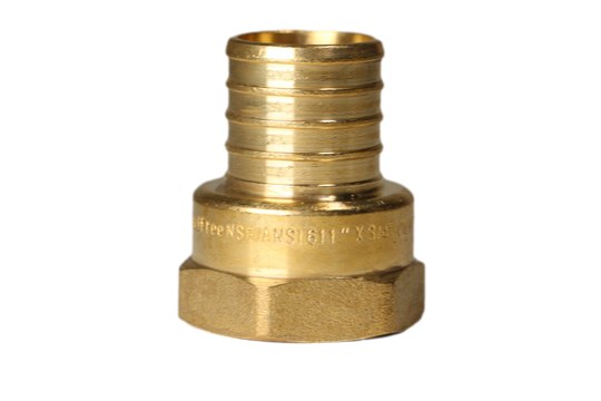 1 Inch PEX-B Barb Crimp X 3/4 Inch FEMALE NPT ADAPTER