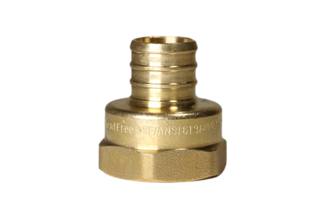3/4 Inch PEX-B Barb Crimp X 3/4 Inch FEMALE NPT ADAPTER