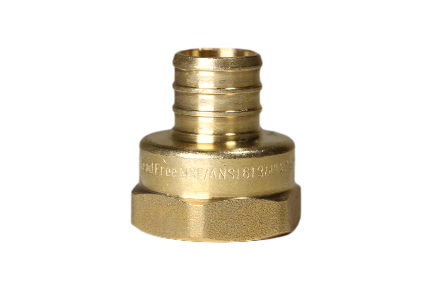 3/4 Inch PEX-B Barb Crimp X 3/4 Inch FEMALE NPT ADAPTER