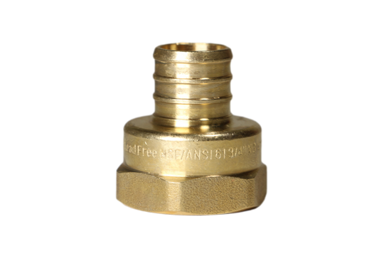 3/4 Inch PEX-B Barb Crimp X 3/4 Inch FEMALE NPT ADAPTER