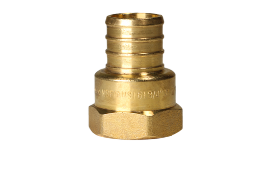 3/4 Inch PEX-B Barb Crimp X 1/2 Inch FEMALE NPT ADAPTER