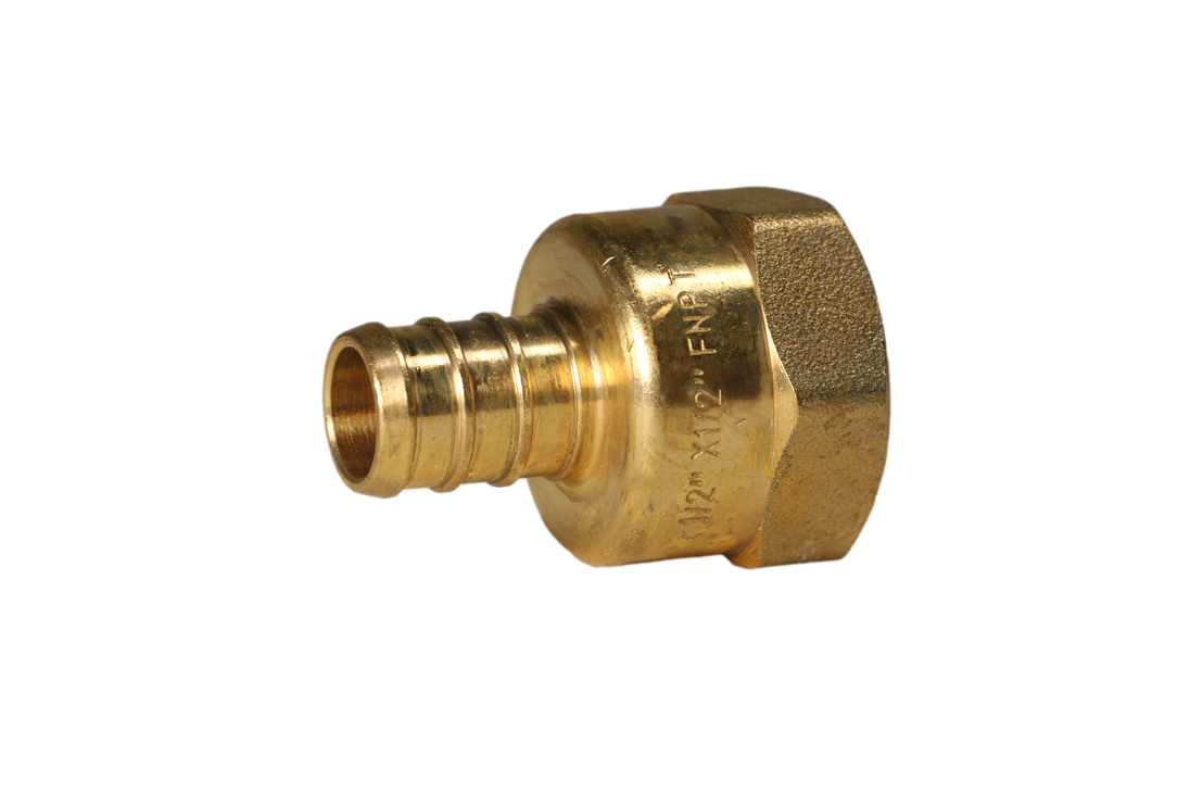 1/2 Inch PEX-B Barb Crimp X 1/2 Inch FEMALE NPT ADAPTER