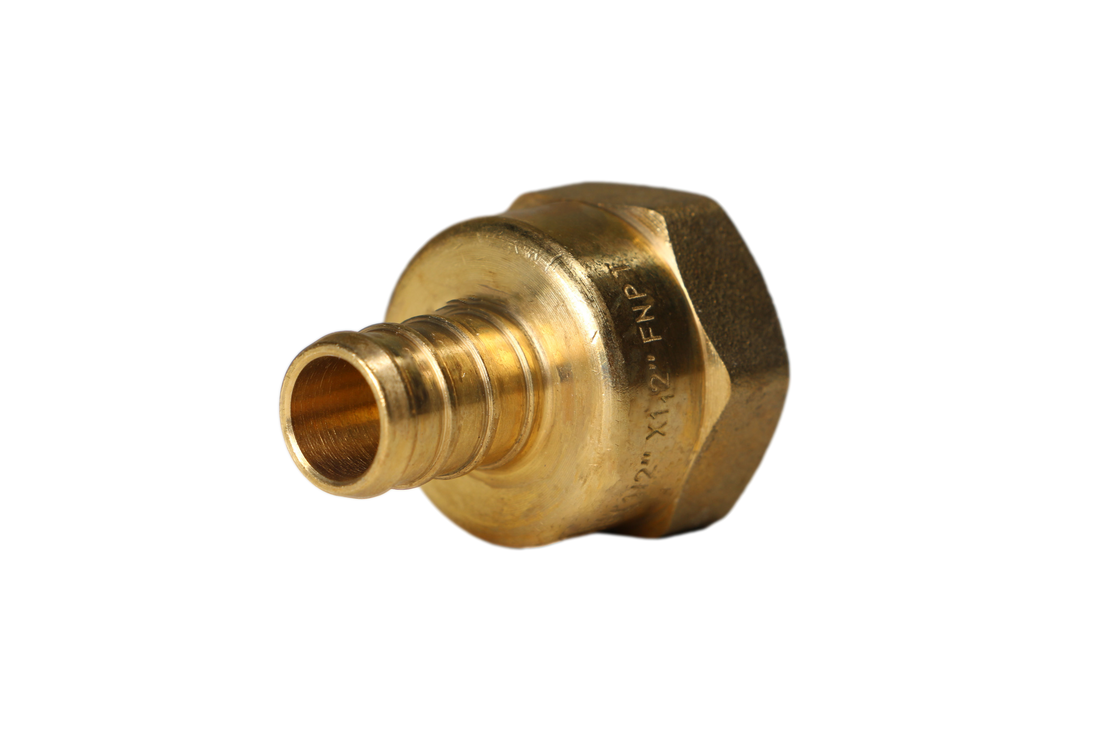 1/2 Inch PEX-B Barb Crimp X 1/2 Inch FEMALE NPT ADAPTER