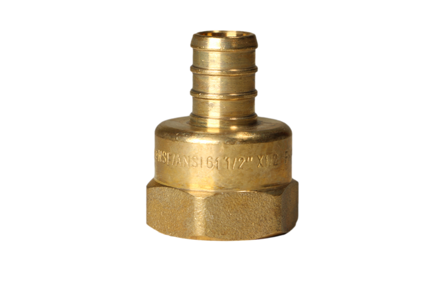 1/2 Inch PEX-B Barb Crimp X 1/2 Inch FEMALE NPT ADAPTER