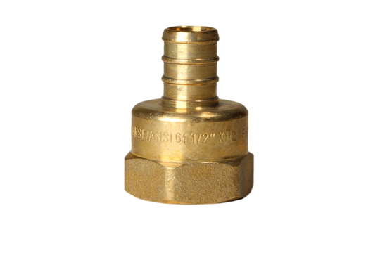 1/2 Inch PEX-B Barb Crimp X 1/2 Inch FEMALE NPT ADAPTER